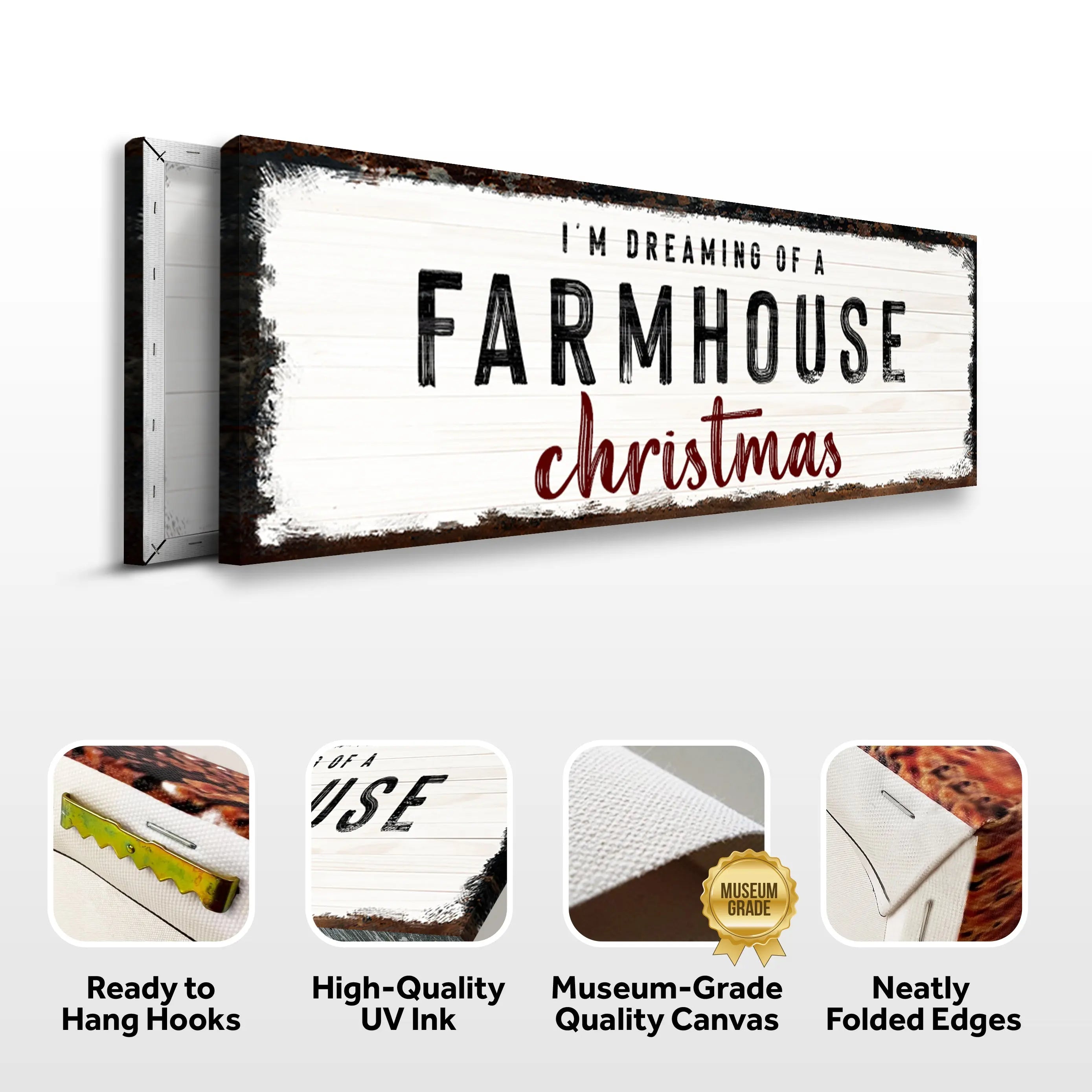 Farmhouse Christmas Sign suitedtosucceed